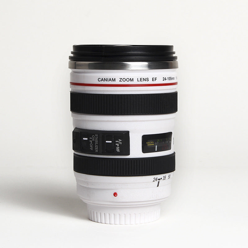 Camera Lens Inspired Insulated Mug Coffee Mug