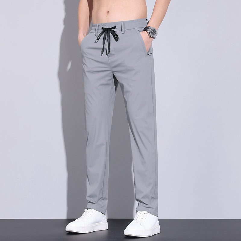 Ice Silk Stretch Pants