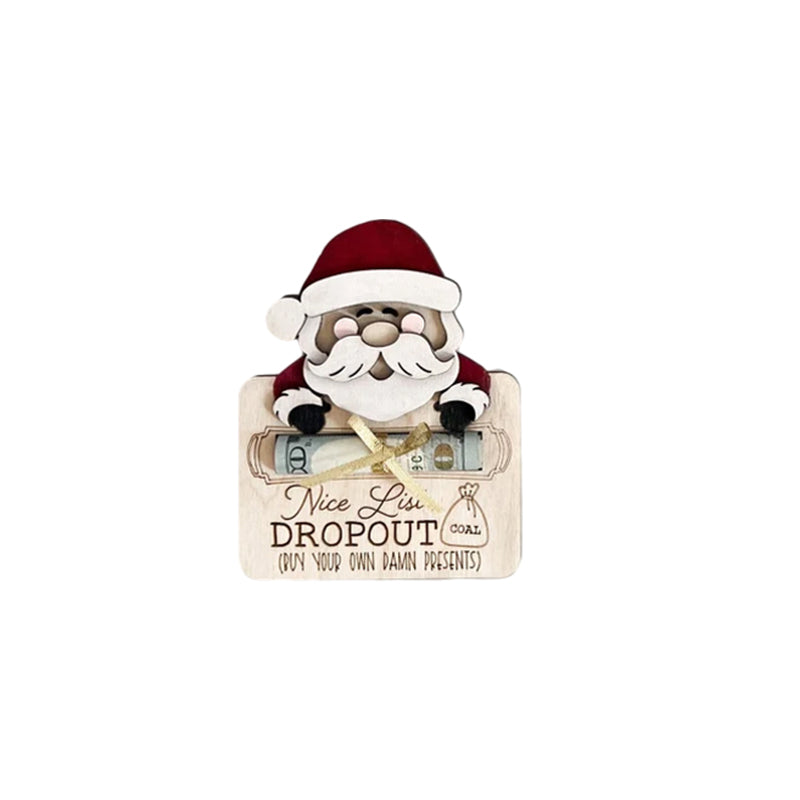 Cute Santa Christmas Money Holder