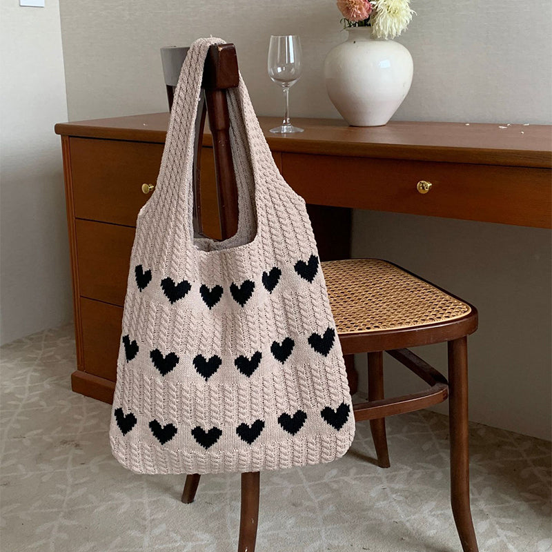 Love Knit Tote Bag