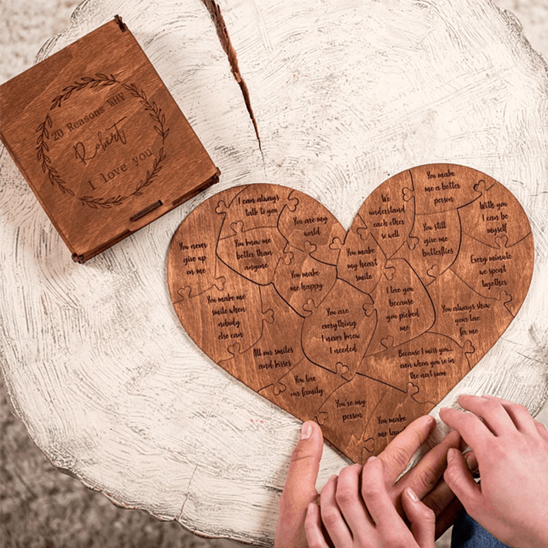 Wooden Heart Puzzle