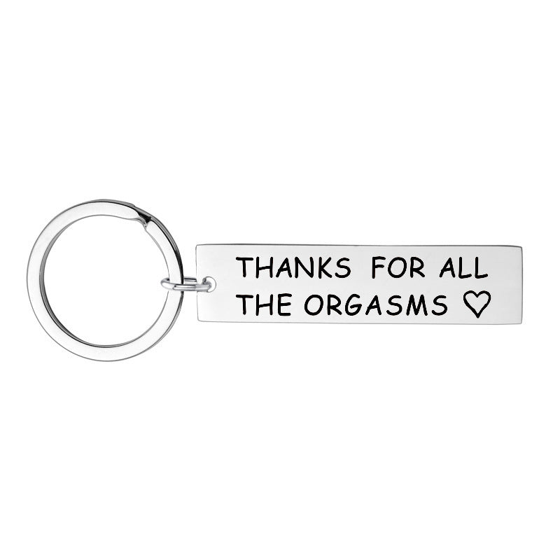 For love - Thank you for all the orgasm couple key rings