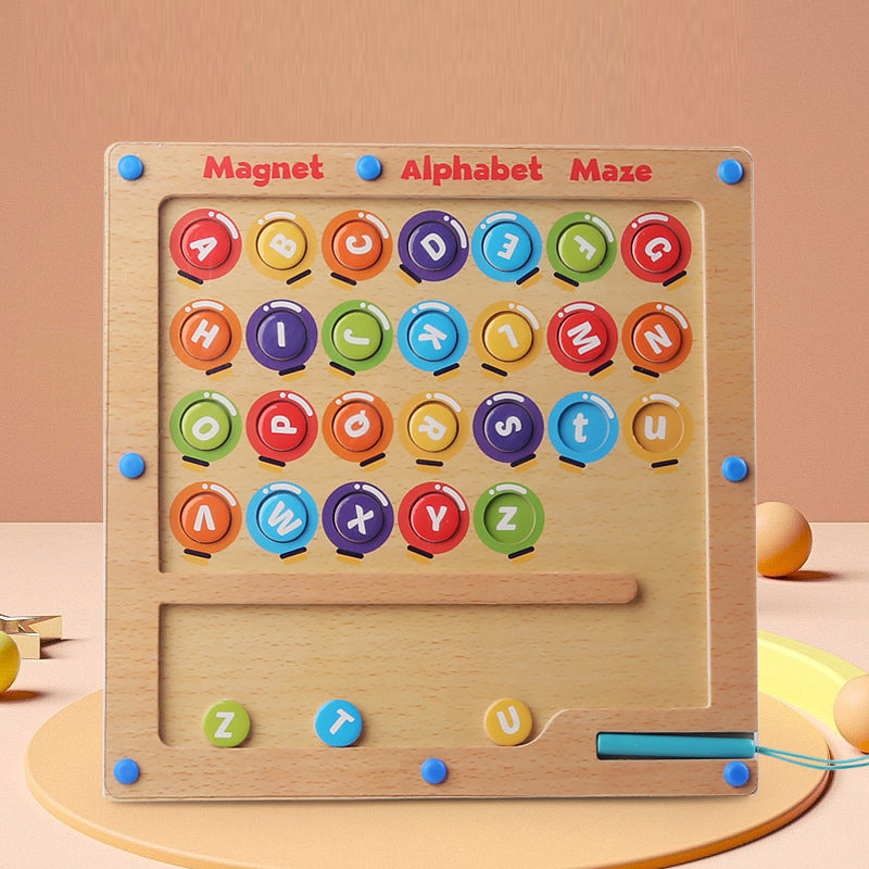 Magnetic Alphabet Maze Toy