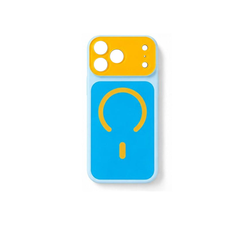 Dopamine Color Block Magnetic Phone Case