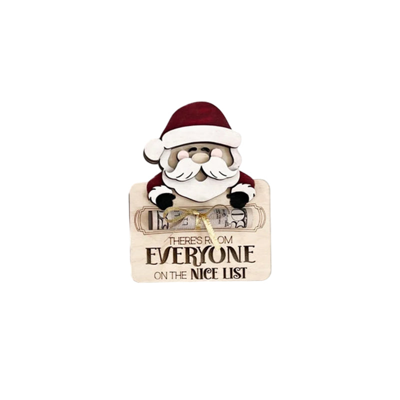 Cute Santa Christmas Money Holder