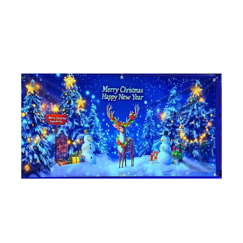 Christmas Garage Door Cover Banner