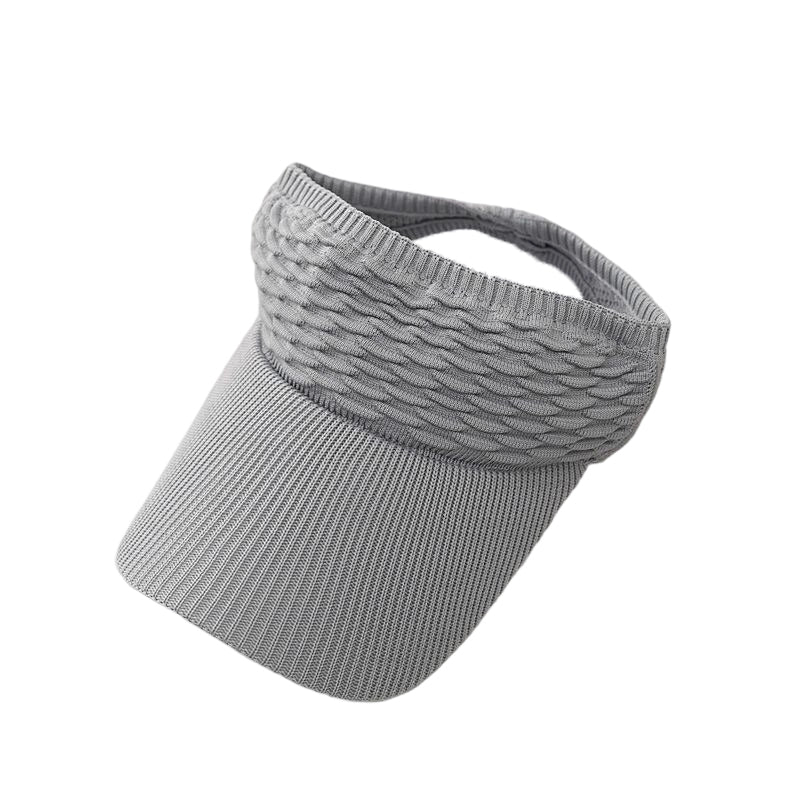 Women's Wide Brim Open-Top Sun Visor Hat