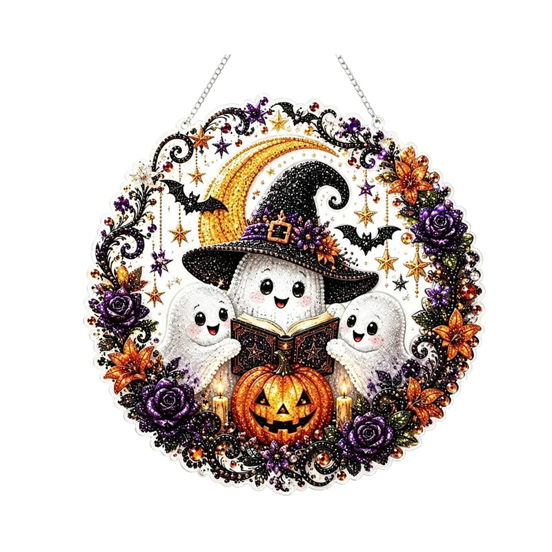 Halloween Diamond Painting Hanging Ornament Kit