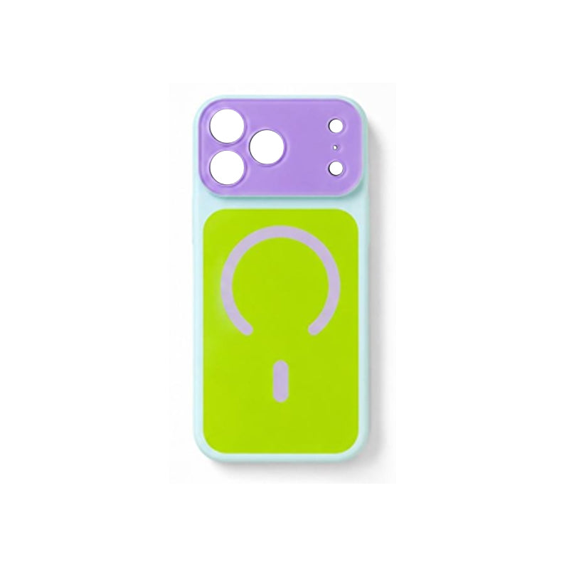 Dopamine Color Block Magnetic Phone Case