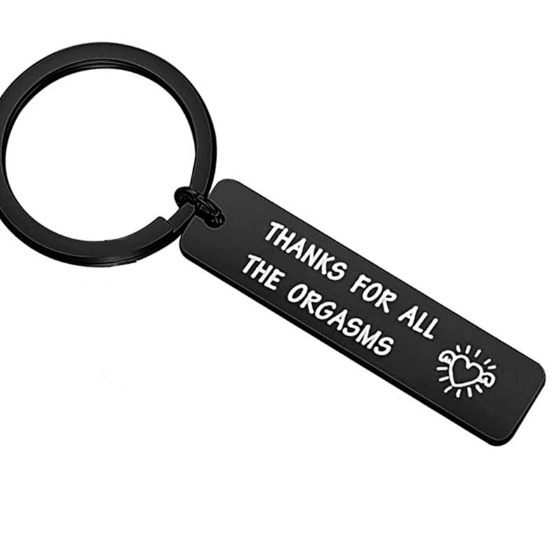 For love - Thank you for all the orgasm couple key rings