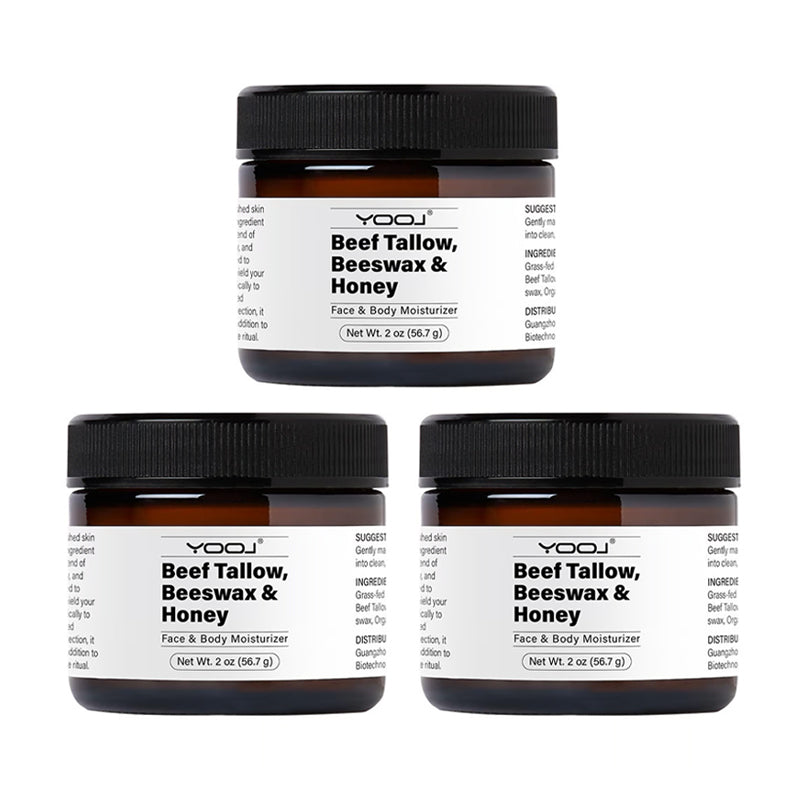 Beef Tallow Beeswax and Honey Face Moisturizer