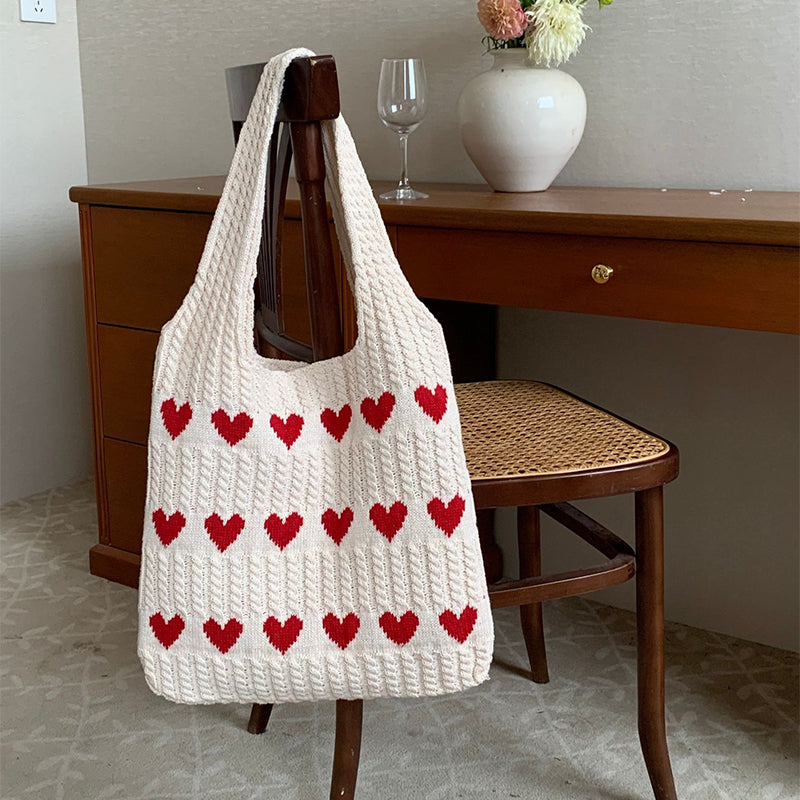 Love Knit Tote Bag