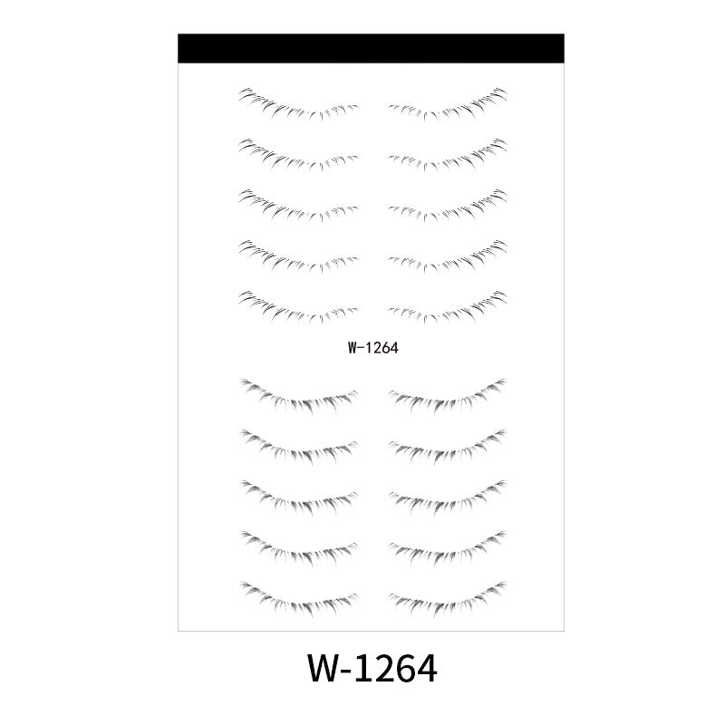 Lower Eyelash Tattoo Sticker Set