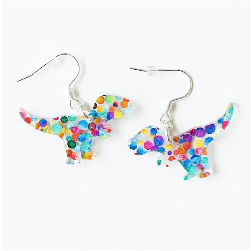 Cat Earrings With Books