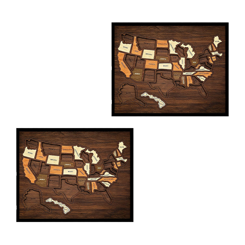 USA Map Cross Stitch DIY Kit
