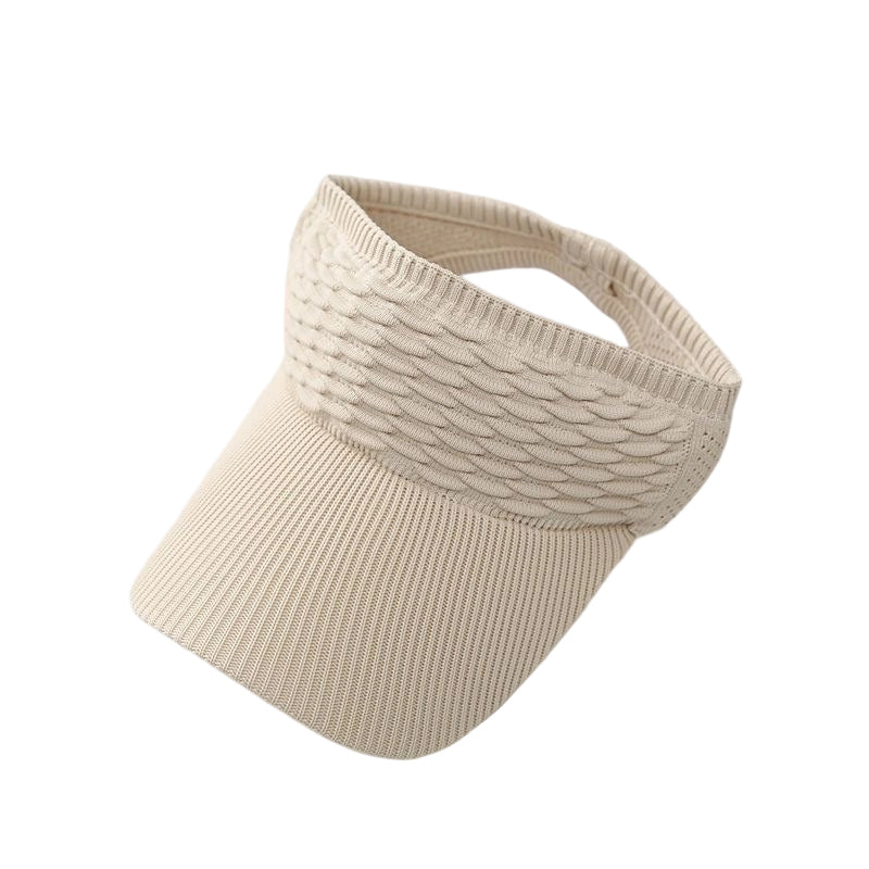 Women's Wide Brim Open-Top Sun Visor Hat