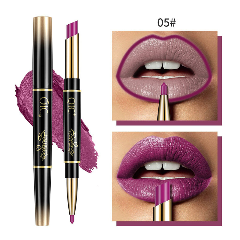 2-in-1 Doppelseitiger Lippenstift und Lipliner