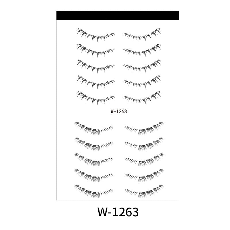 Lower Eyelash Tattoo Sticker Set