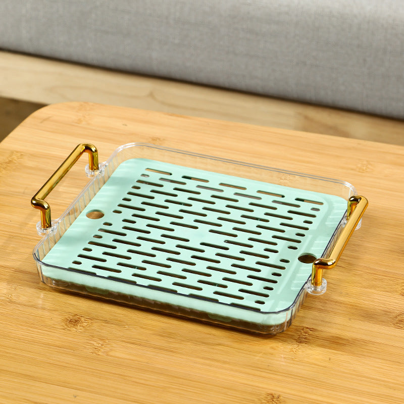 Light Luxury Draining Tea Tray