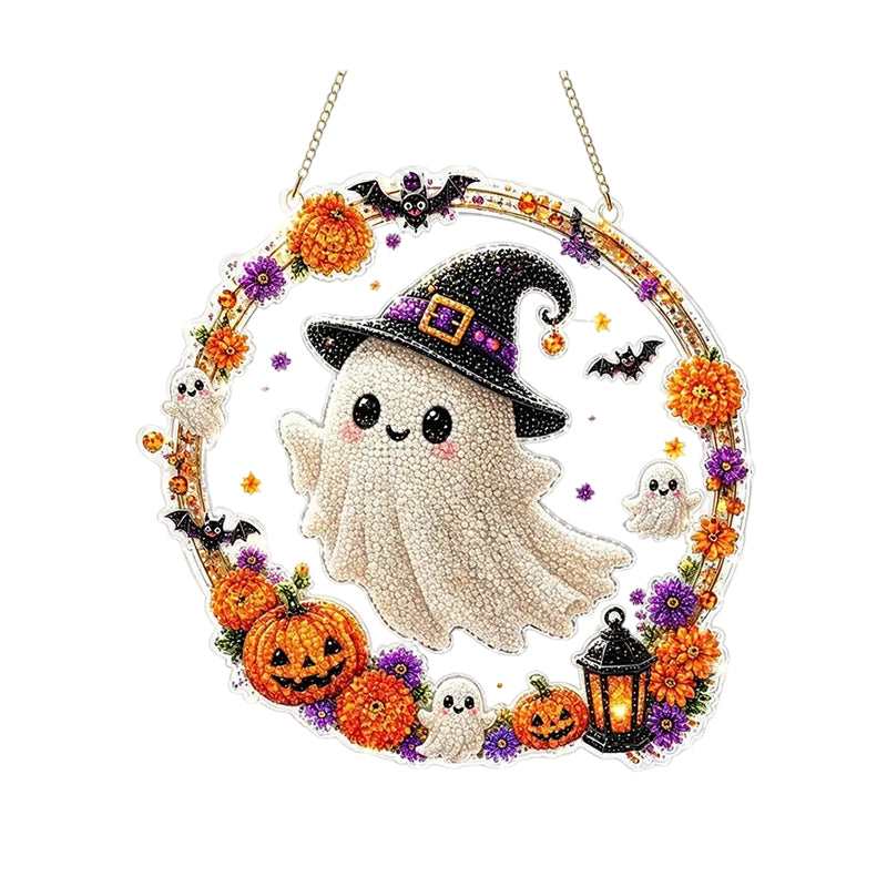 Halloween Diamond Painting Hanging Ornament Kit