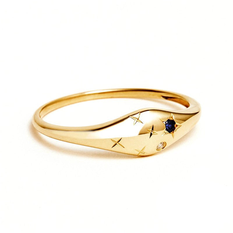 Zodiac Signs Diamond Ring