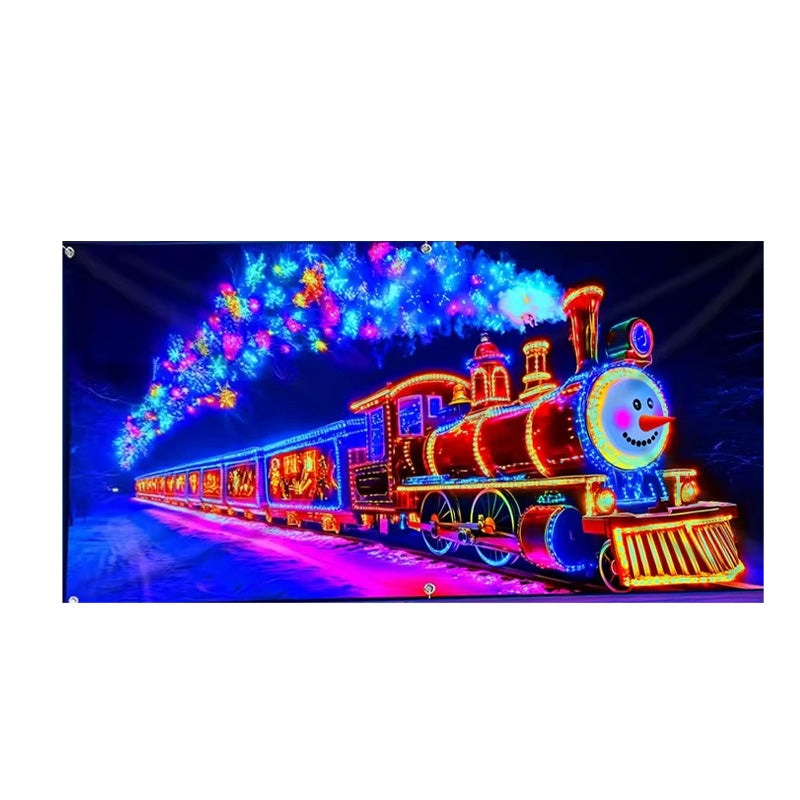 Christmas Garage Door Cover Banner
