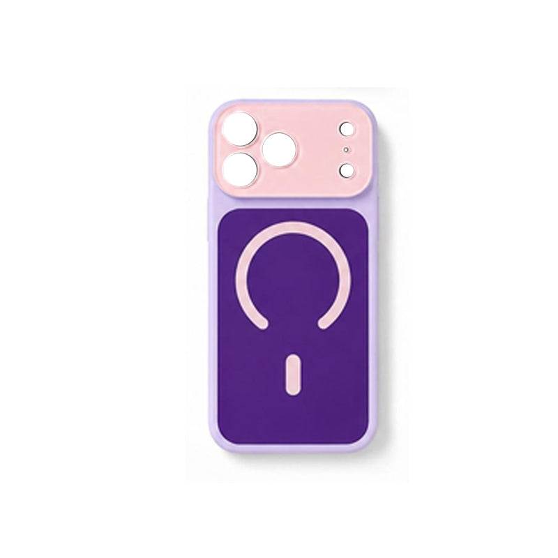 Dopamine Color Block Magnetic Phone Case