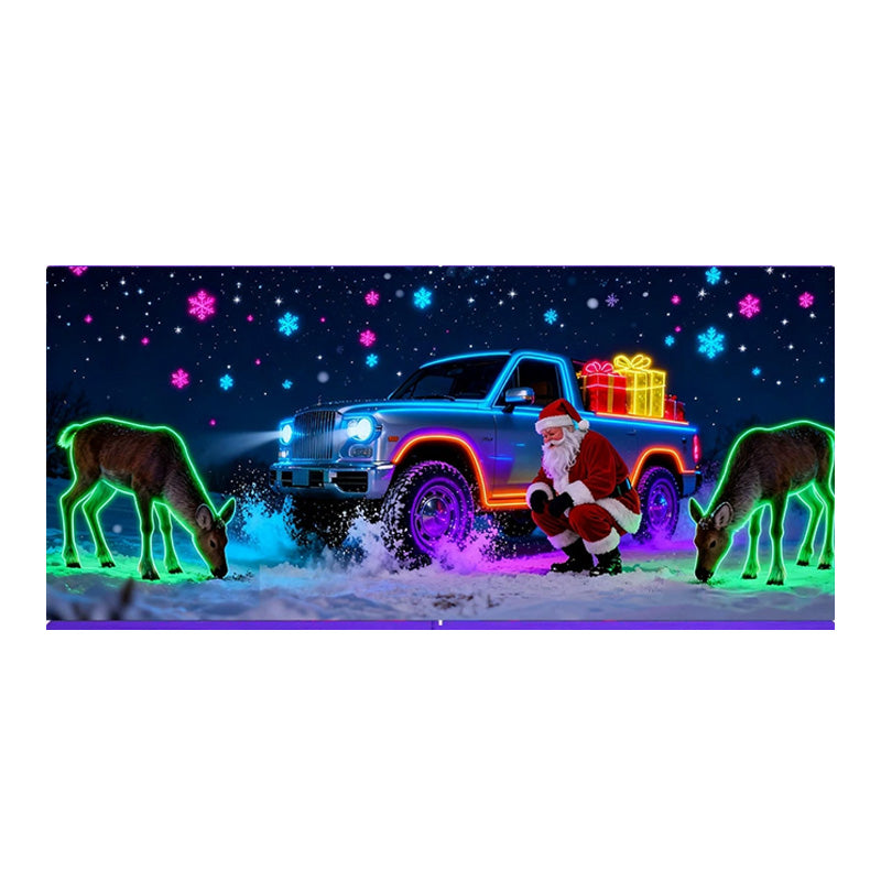 Christmas Garage Door Cover Banner