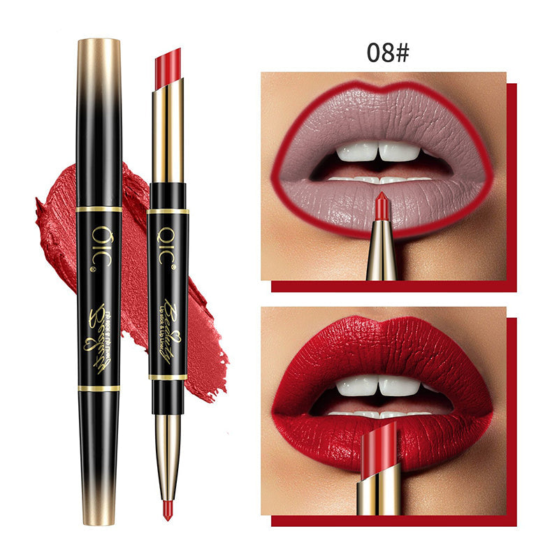 2-in-1 Doppelseitiger Lippenstift und Lipliner