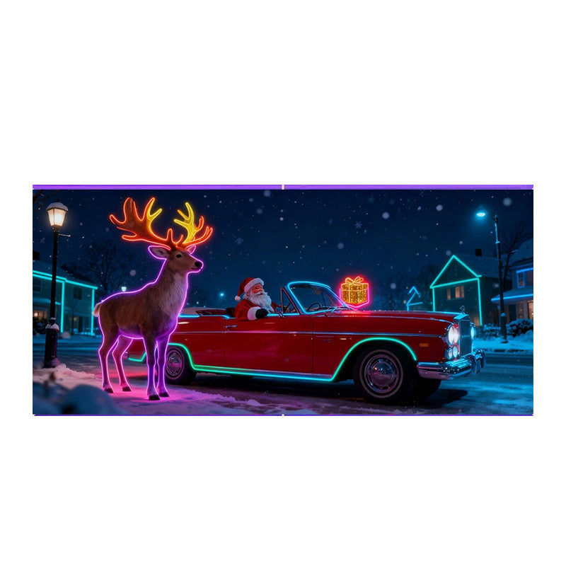 Christmas Garage Door Cover Banner