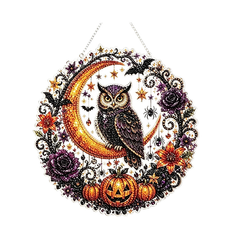 Halloween Diamond Painting Hanging Ornament Kit