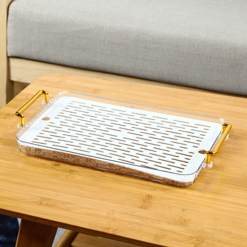 Light Luxury Draining Tea Tray