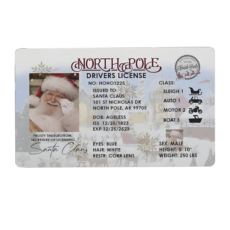 🎅Santa's Lost Drivers License|Funny Gifts For Kids