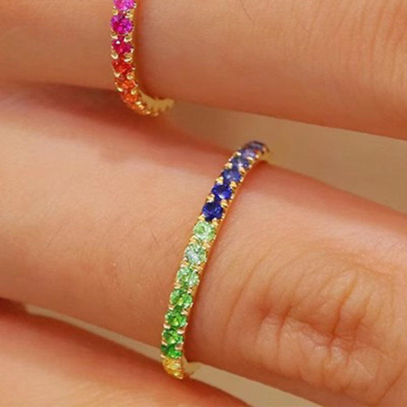 Colored Diamond Ring