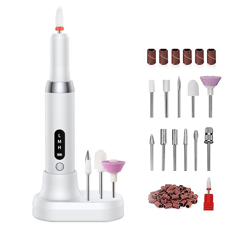 Portable Rechargeable Electric Nail Drill Kit