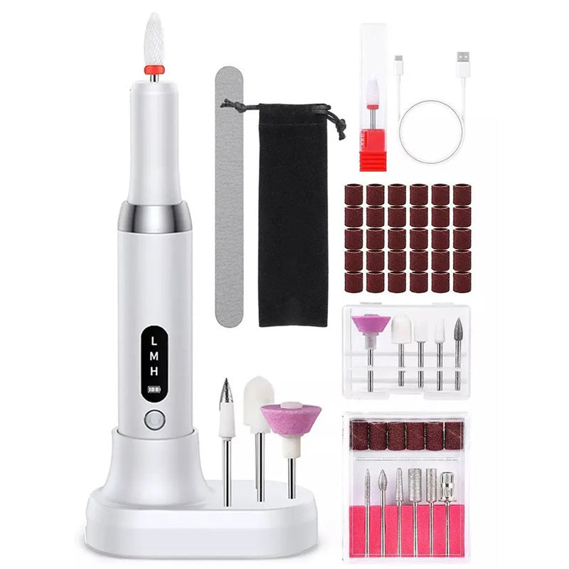 Portable Rechargeable Electric Nail Drill Kit