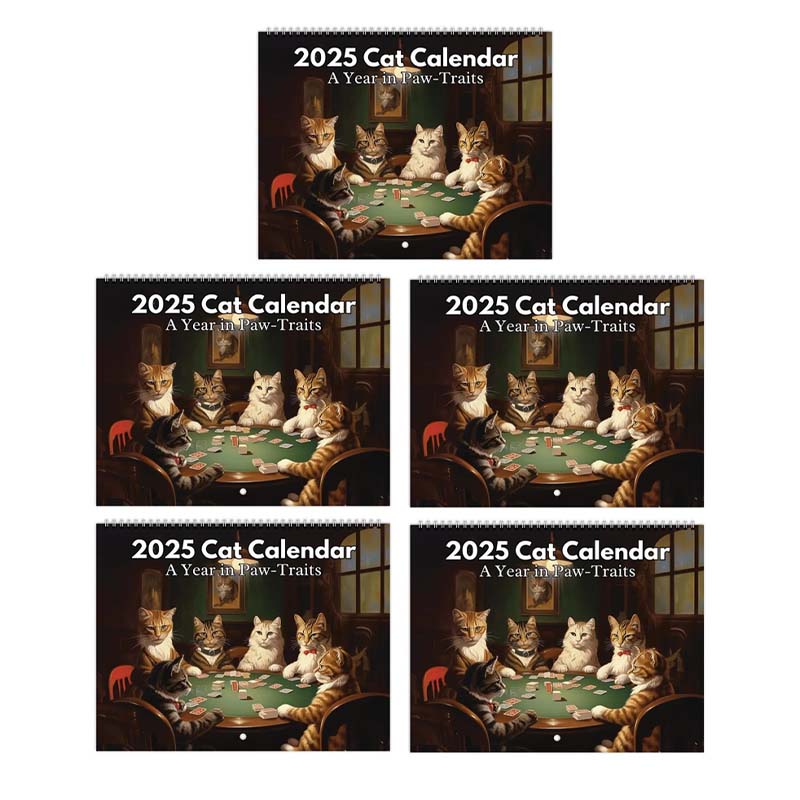 🐱Iconic Cat Art 2025 Calendar - Masterpieces Reimagined