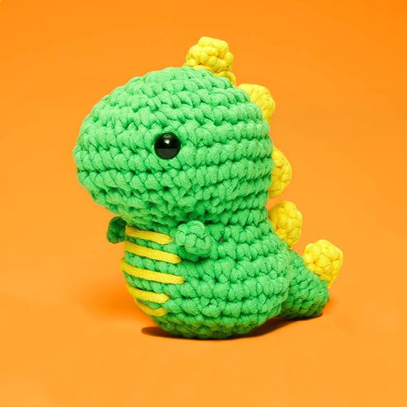 Rainbow Dinosaur Crochet Kit