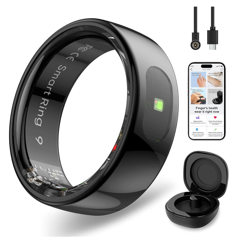 Smart Ring Health Tracker for Women & Men
