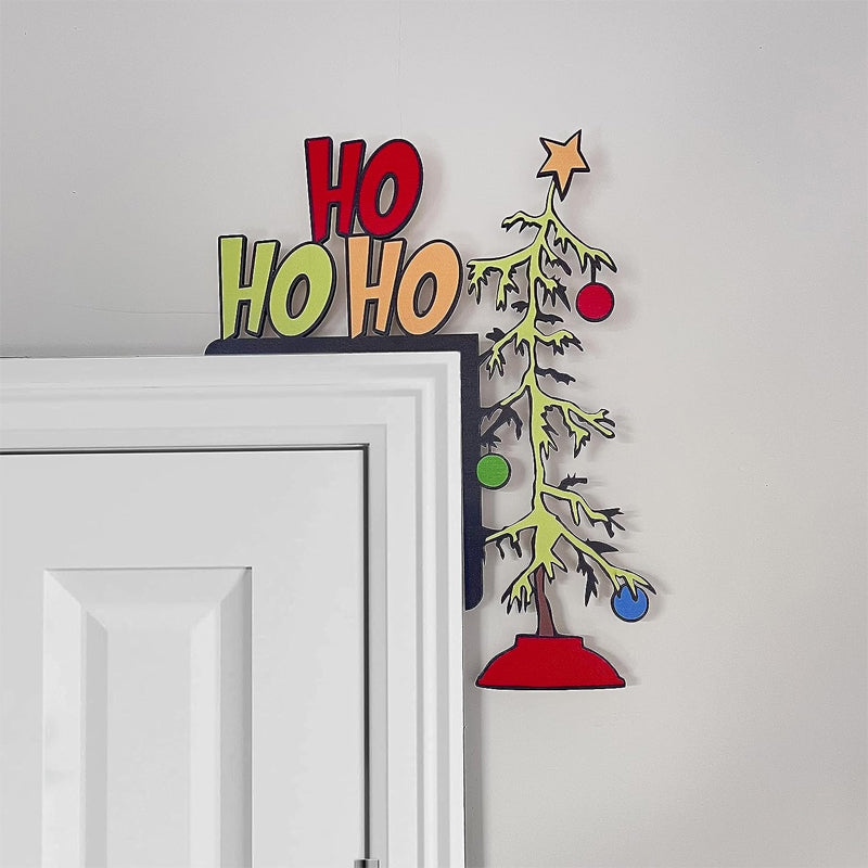 Christmas Grinch Decorative Door Frame