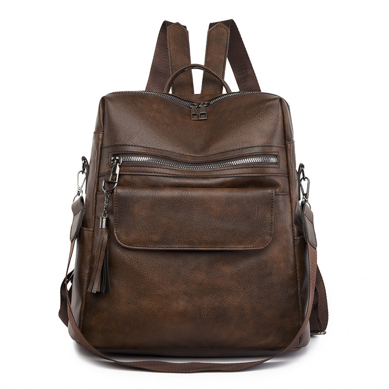 Casual Leather Bckpack