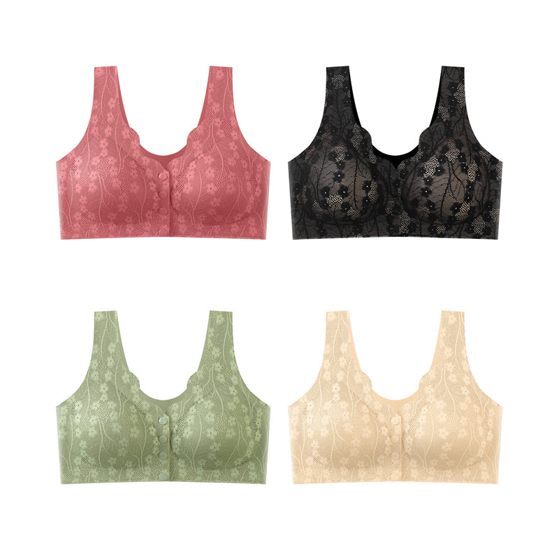 Zero Feel Lace Full Coverage Front Closure Bra