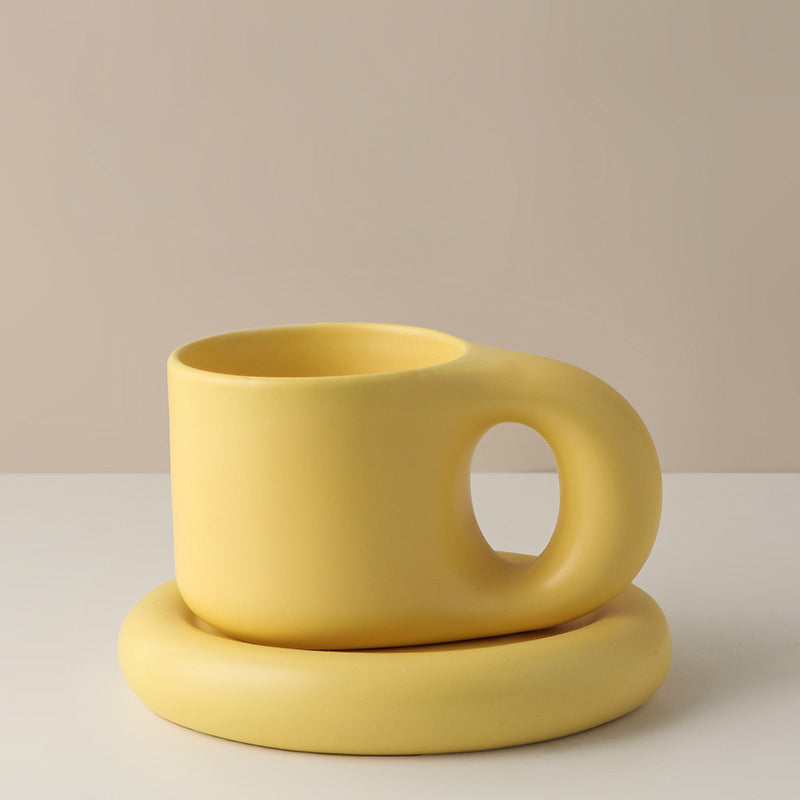 Nordic Minimalist Cute Fat Mug