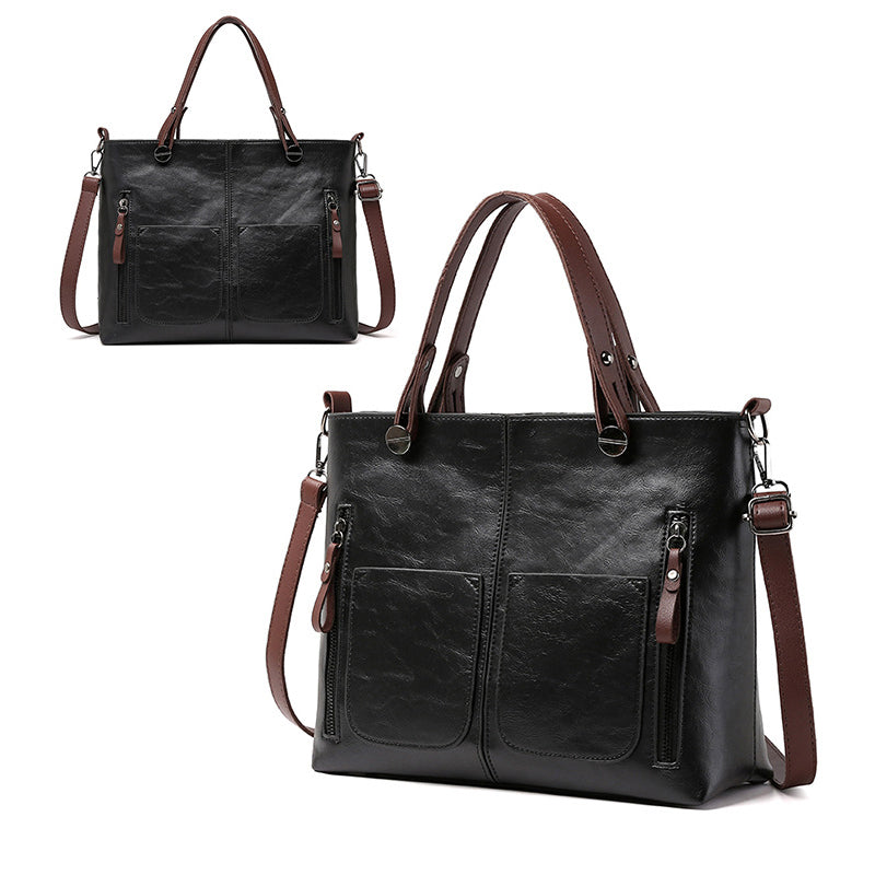 Ladies Vintage Leather Shoulder Bag