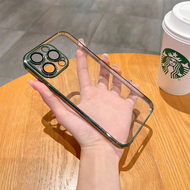 Electroplated Glitter Leaky Label Magnetic Phone Case
