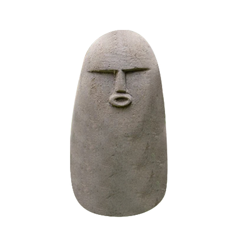 Stone Carving Face Figurine