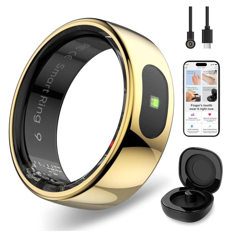 Smart Ring Health Tracker for Women & Men