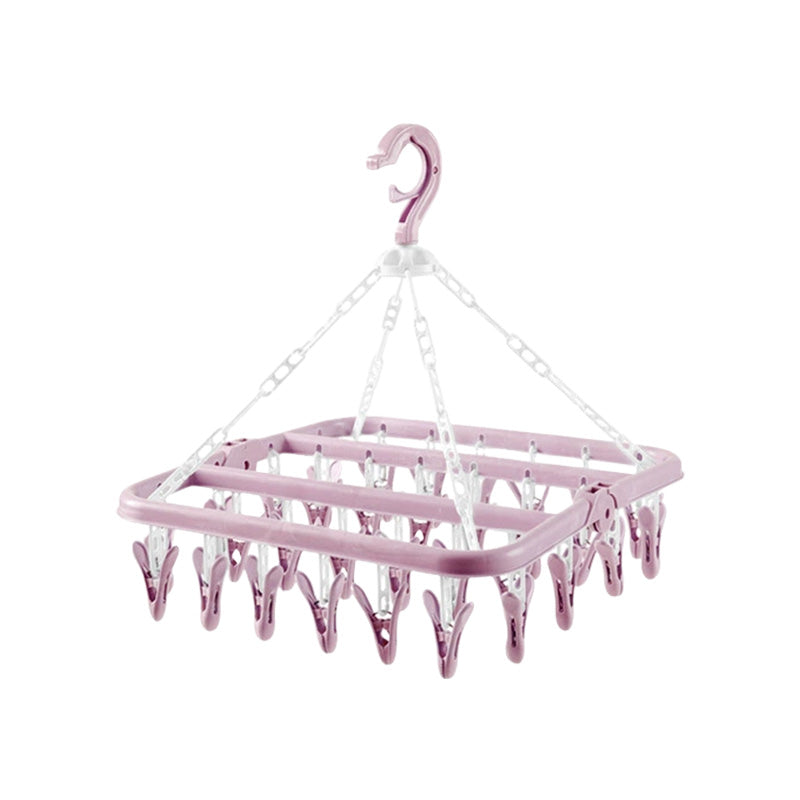 Windproof 32-Clip Drying Rack