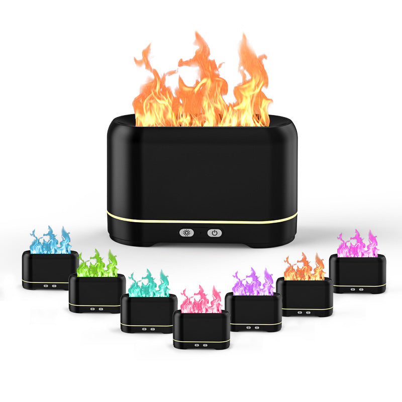 Seven-color Flame Aromatherapy Humidifier