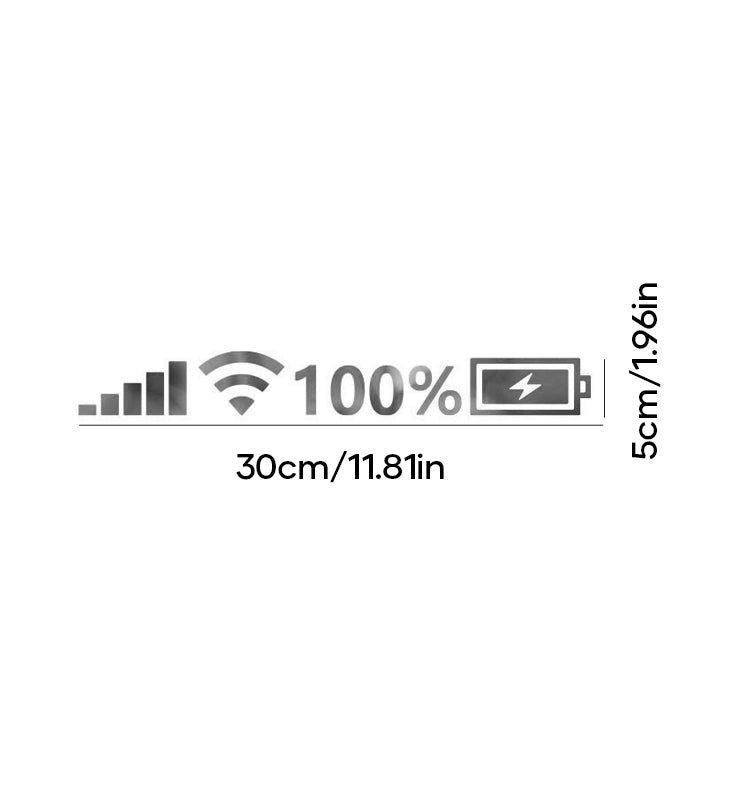 Battery Signal Reflective Sticker